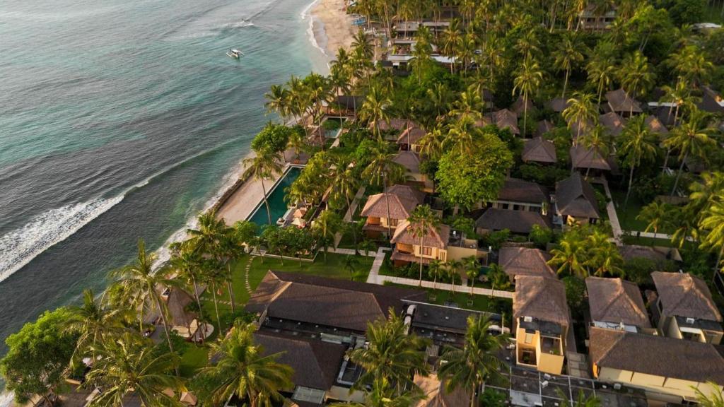 Where to Stay in Senggigi: Best Hotels & Resorts 14 Aerial view over Qunci Villas Resort