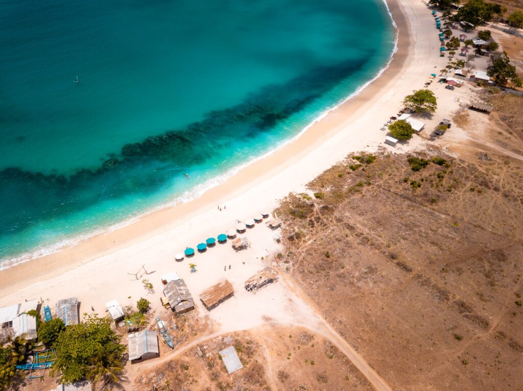 Mawun beach, Kuta Lombok 4 View of Mawun Beach in Lombok