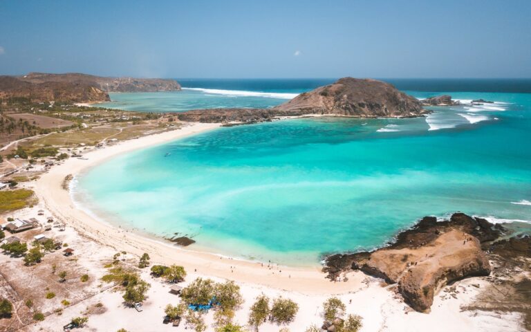 Tanjung Aan Beach in Lombok