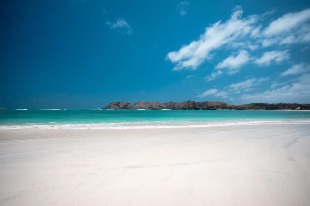 Pepper sand at Tanjung Aan