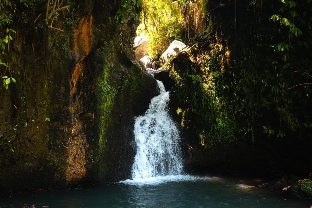 Tetebatu Waterfall (Durian Indah): A Local's Guide 2 Durian Indah waterfall falling through a narrow jungle gorge in Tetebatu, Lombok